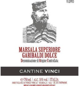Etichetta Marsala Superiore Garibaldi Dolce