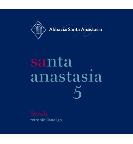 Etichetta Santa Anastasia 5 Syrah