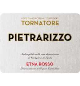 Etichetta Etna Rosso Pietrarizzo